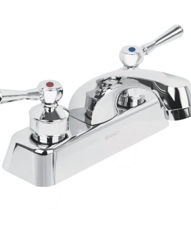 Mezcladora plástica 4? para lavabo, manerales de palanca