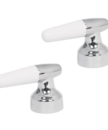 Juego de 2 manerales ABS/metal tipo cono para lavabo, Foset