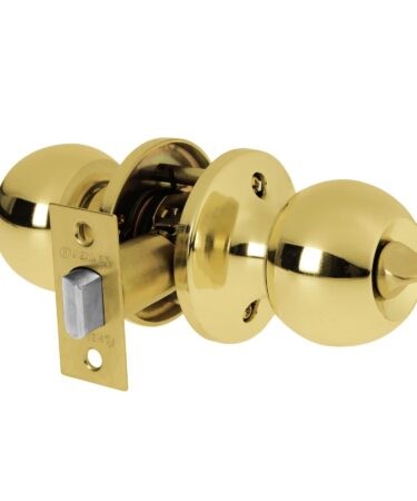 Cerradura tipo esfera, tubular, recámara,brillante, Hermex