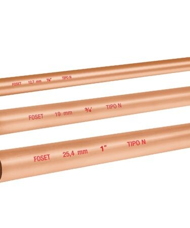 Tubo de cobre rígido, tipo: N 6.10mts