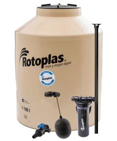 Tinaco tricapa de 1100 L