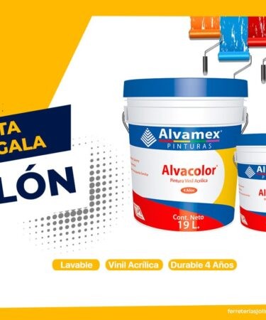 PROMOCIÓN ALVACOLOR 1 CUBETA REGALA GALÓN