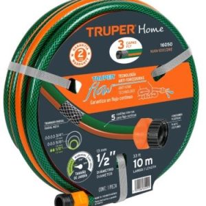 Mangueras reforzadas 3 capas, conexiones plásticas