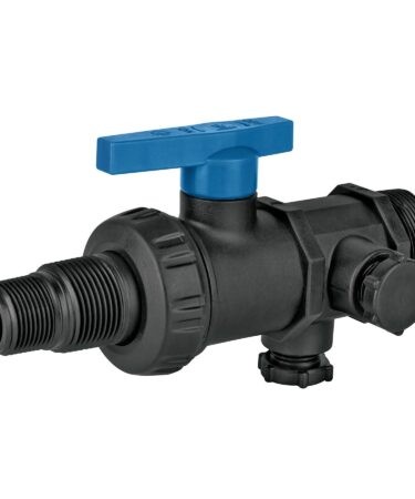 Multiconector polipropileno para tinaco, con válvula, Foset Codigo:48081