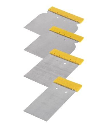 Juego de 4 cuñas con mango de plástico, Pretul Codigo:24200