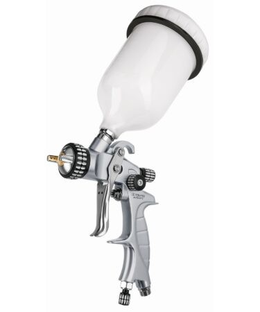 Pistola p/pintar gravedad HVLP vaso plástico, 1.4 mm, Expert Codigo:14031
