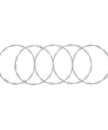 Rollo de púa concertina máxima seguridad, 45 cm diámetro Código:   44921