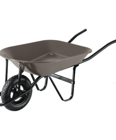 Carretilla 4.5 ft3 gris Neumática, bastidor tubular, Pretul  Codigo:22647