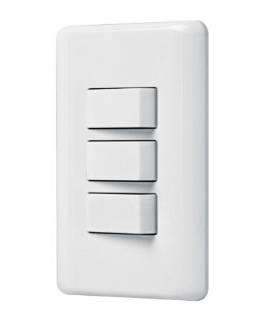 Placa armada con 3 interruptores sencillos, Volteck Basic Código: 25083