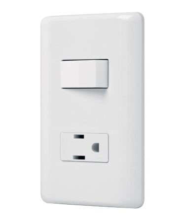 Placa armada contacto e interruptor sencillo, Volteck Basic  Código:   25077