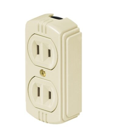 Contacto de sobreponer dúplex sin tierra, Volteck Código: 46106