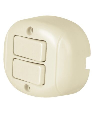 Interruptor de sobreponer dúplex, Volteck Código: 47355