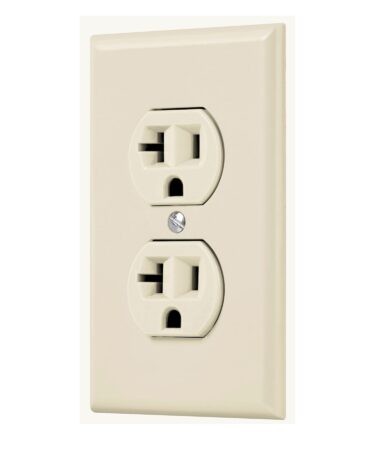 Placa armada contacto dúplex,2 polos, línea Standard, marfil Codigo: 48490