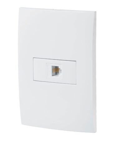 Placa armada con entrada para teléfono, línea Oslo, blanco Código: 46541