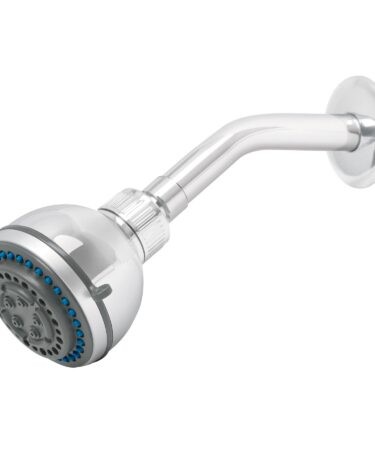 Regadera 3?, 5 funciones brazo y chapetón de acero, Foset cod: 49259