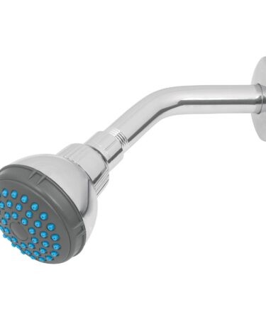 Regadera redonda 2-1/2? brazo y chapetón de acero, Foset  cod: 49245