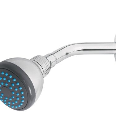 Regadera redonda 3? brazo y chapetón de acero, Foset  cod: 49246