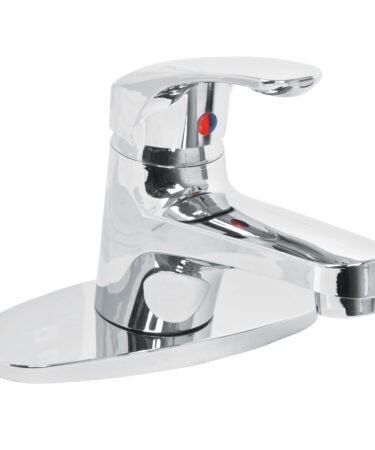 Monomando plástico para lavabo, nariz recta, Foset